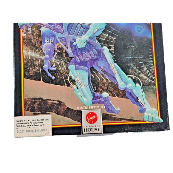 Obliterator PC 1989 Psygnosis Shooter Video Game Floppy Virgin Melbourne House - Picture 5 of 11